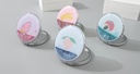 Portable Round Makeup Mirror (Glitters Series - Fruit 2)