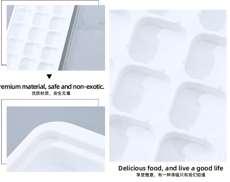 Ice Cube Tray (White)(2 Count)