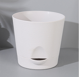 Nordic Style Rotary Base Flower Pot (Gray)(Small-Sized)
