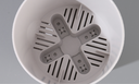Nordic Style Rotary Base Flower Pot (Gray)(Small-Sized)
