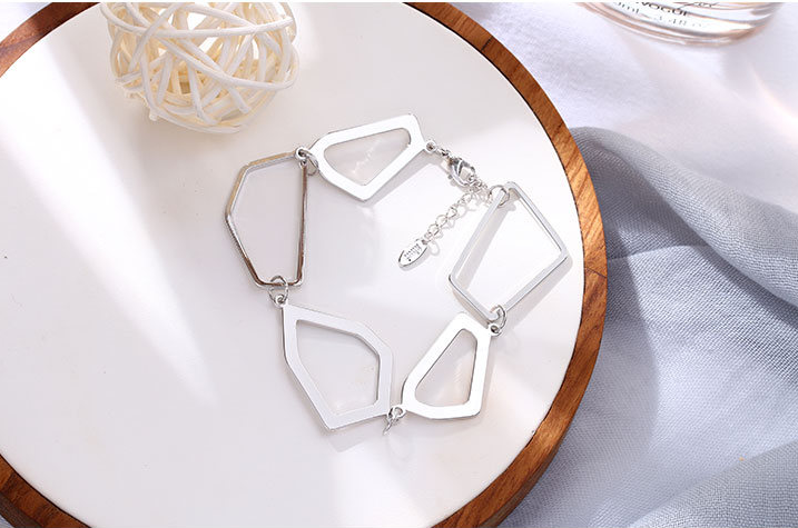 European Style Geometry Charm Bracelet