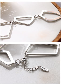 European Style Geometry Charm Bracelet