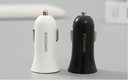 2.1A Dual Port Car Charger-Y22 (White)(TYPE-C Cable Included)
