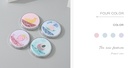 Portable Round Makeup Mirror (Glitters Series - Fruit 2)