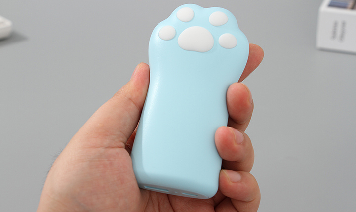 Lovely Cat Paw Power Bank 5000mah - P16(Blue)