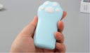 Lovely Cat Paw Power Bank 5000mah - P16(Blue)