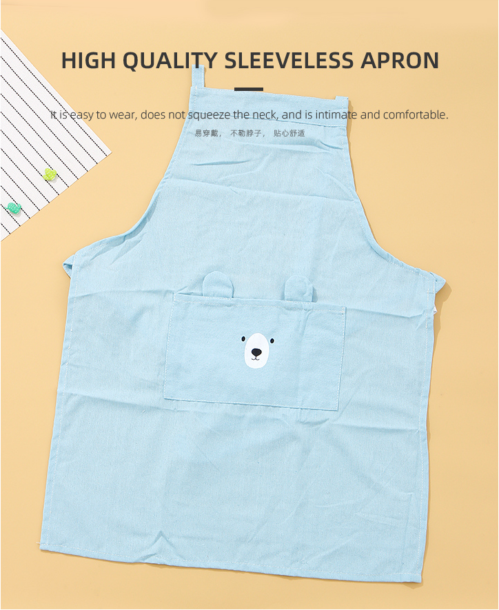 Bear Ear Bib Apron