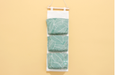 Leaves Series Half Circle Hanging Storage Bag with 3 Pockets