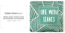 Leaves Series Half Circle Hanging Storage Bag with 3 Pockets