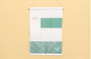 Leaves Series Hanging Storage Bag with 7 Pockets and 2 Hooks