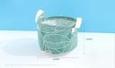Leaves Series Barrel Fabric Storage Basket