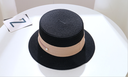 Ribbon Narrow Brim Straw Hat