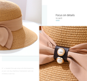 Elegant Bowknot Straw Hat