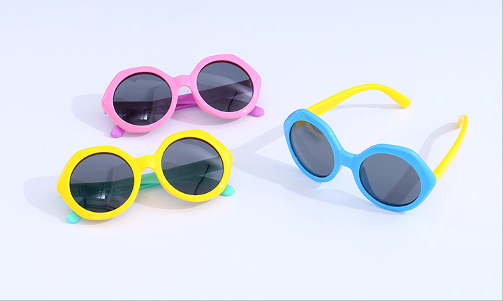 Stylish Round Frame Sunglasses for Kids