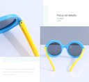 Stylish Round Frame Sunglasses for Kids