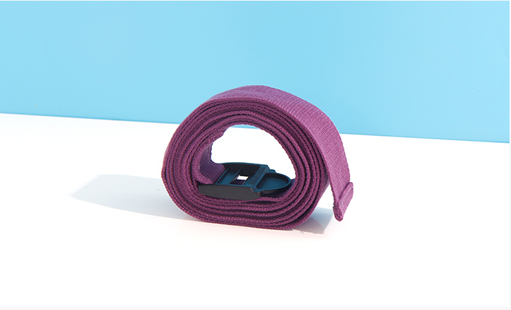 Solid Color Yoga Strap(Purple)