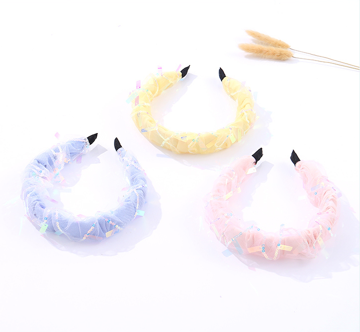 Sequin Wrinkled Headband