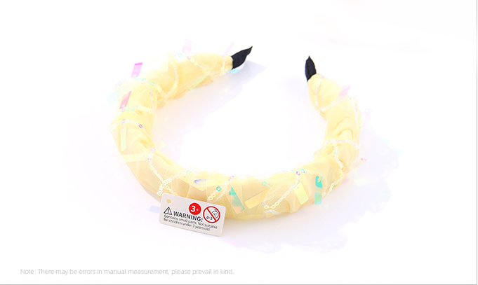 Sequin Wrinkled Headband