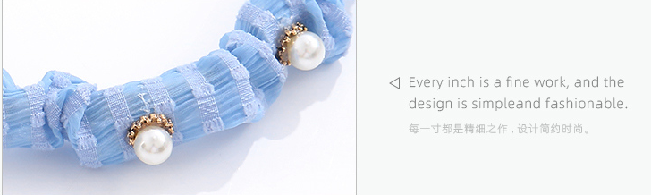 Simple Artificial Pearl Stylish Headband
