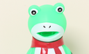 Screaming frog vinyl toy