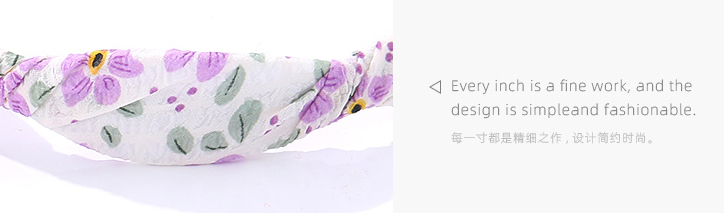 Elegant Floral Waving Headband