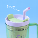 1200 مل/40.57 أونصة سائلة. كوب ترمس أساسي كبير جدًا مع شفاطة (وردي)