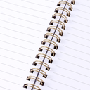 دفتر ملاحظات حلزوني مبطن برسومات حيوانات من ليزي لاين B5