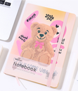 دفتر ملاحظات ذو غلاف مقوى من Street Cool Bear مقاس A5