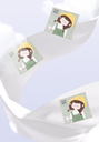 ورق طباعة Cute Girl 40 (10 يوان 4 عبوات)