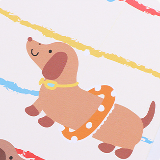 مرآة ورقية صغيرة من سلسلة Dachshund Dog