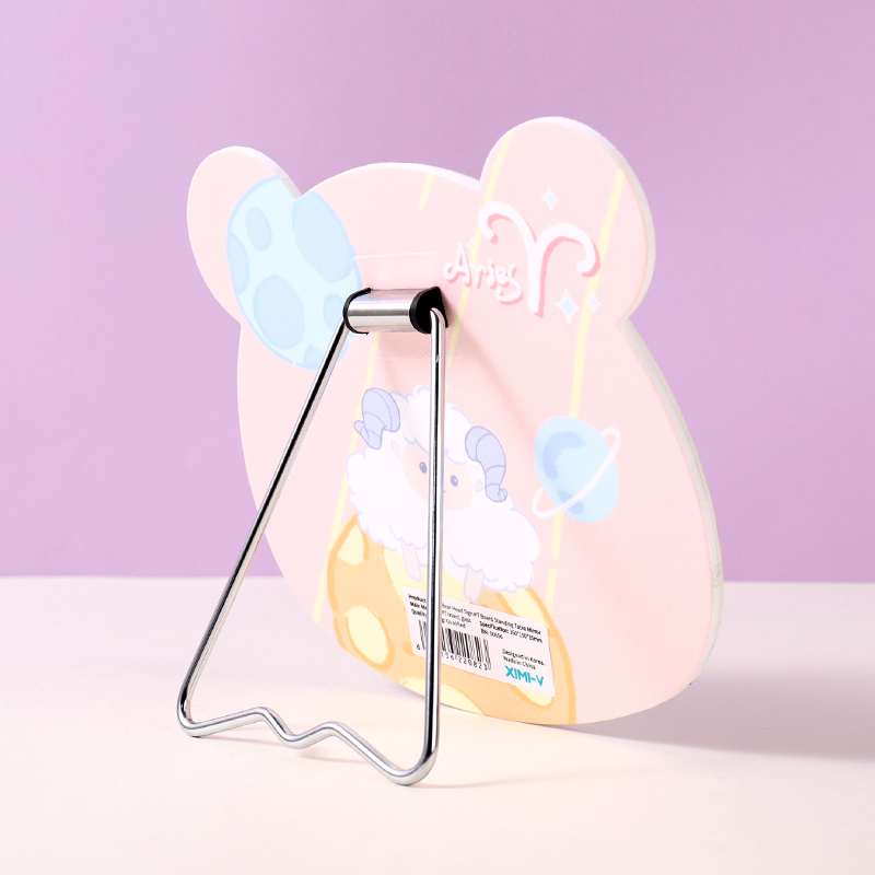 مرآة الطاولة الدائمة بعلامة Bear Head Sign KT Board