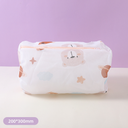 كيس غسيل على شكل أسطواني من سلسلة Starry Sky and Bear (أبيض)