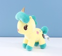 Cute Standing Unicorn Small Plush Doll(Yellow)