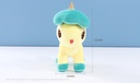 Cute Standing Unicorn Small Plush Doll(Yellow)