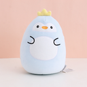 وسادة Penguin ثنائية الاستخدام من إسفنج الجسيمات على شكل حرف U (أزرق)