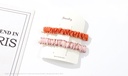 Simple Fabric Wrinkle Hair Clip 2 PCS