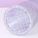 720 مل/24.3 أونصة سائلة. كوب بلاستيك أساسي كبير من القش (أبيض)