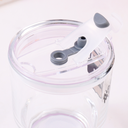 400 مل/13.52 أونصة سائلة. زجاج قش القهوة للحيوانات الأليفة