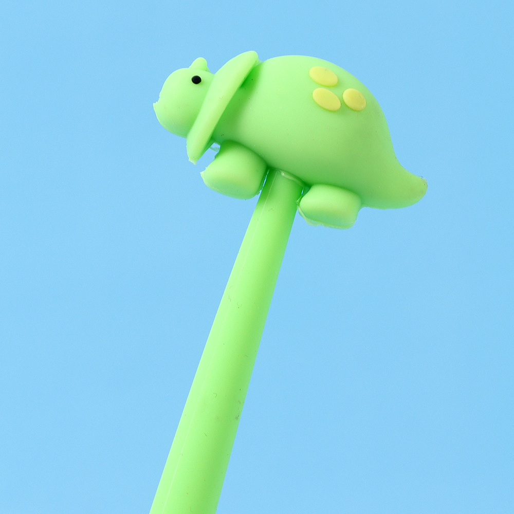 قلم جل أدفينتشر ديناصور فالي ويجل أسود 0.5 ملم