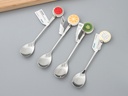 Ceramic Cartoon Fruit Top Spoon