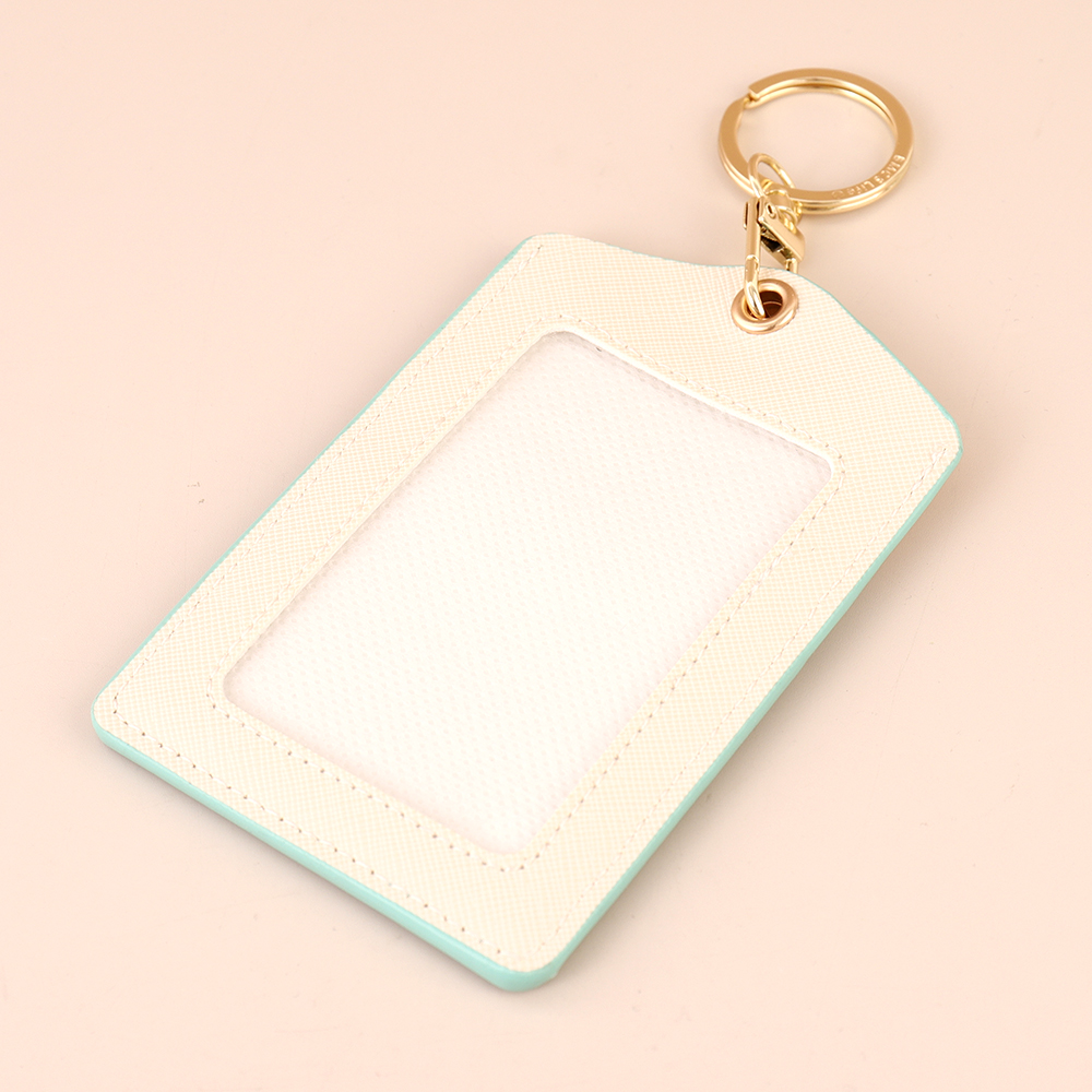 سلسلة مفاتيح حامل بطاقات من الجلد الاصطناعي لعائلة الحيوانات