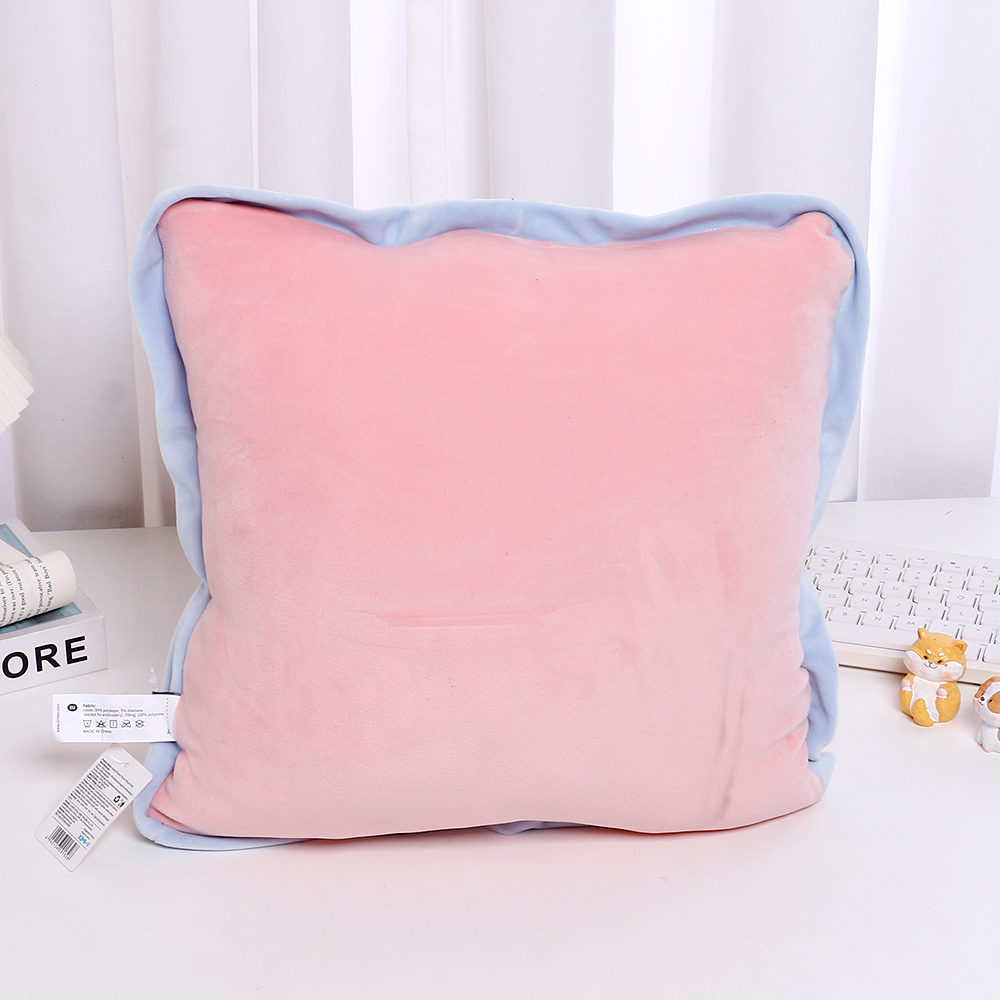 وسادة رمي الزهور الحلوة (وردي)