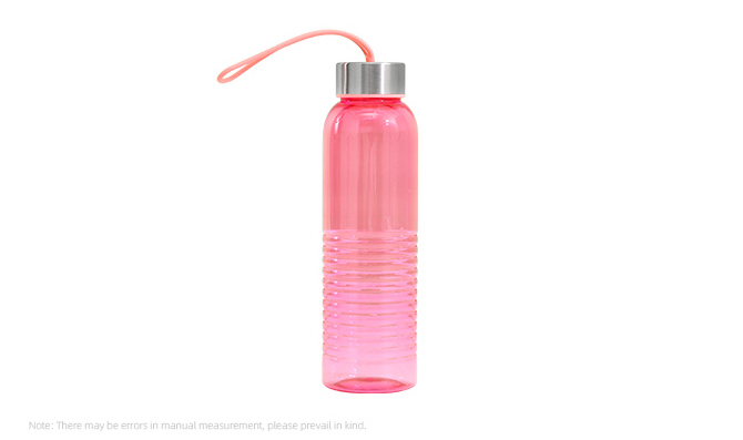 Plastic Bottle with Handle 600ml/20.2fl.oz.(Pink)