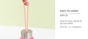 Plastic Bottle with Handle 600ml/20.2fl.oz.(Pink)