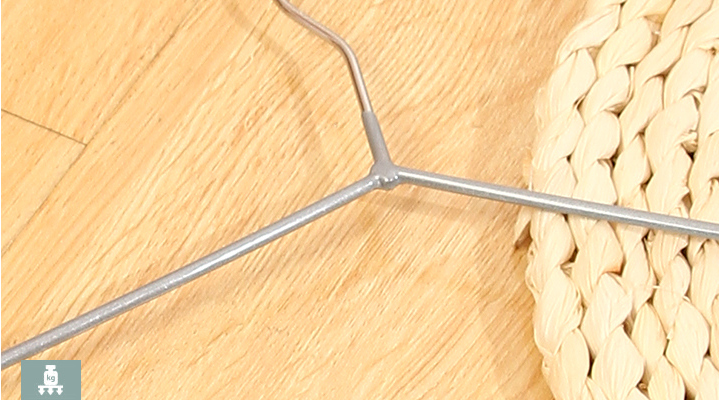 علاقة ملابس بي في سي 10 قطع (فضي)