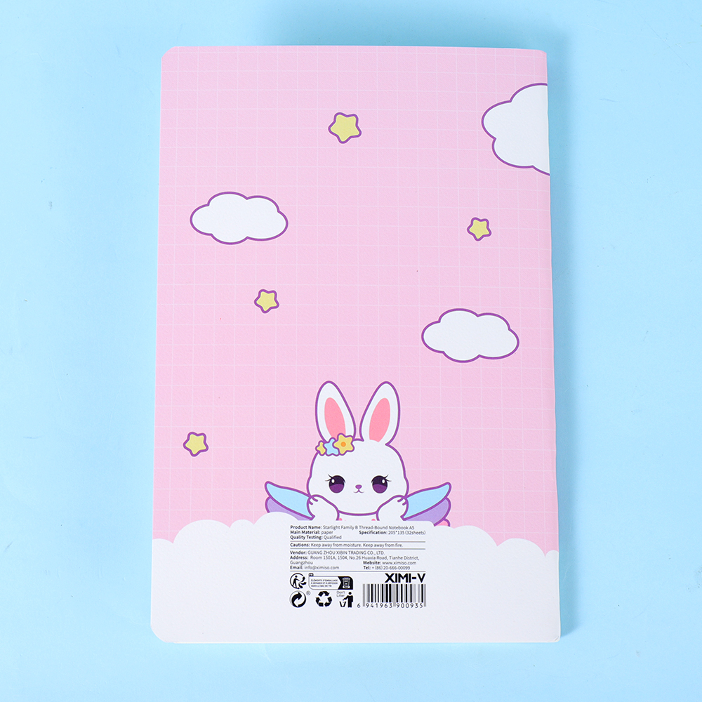 دفتر ملاحظات Starlight Family B ذو خيط A5