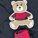 بجامة فليس بناتي  كاروهات Bear