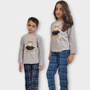 بجامة فليس بناتي  كاروهات Bear