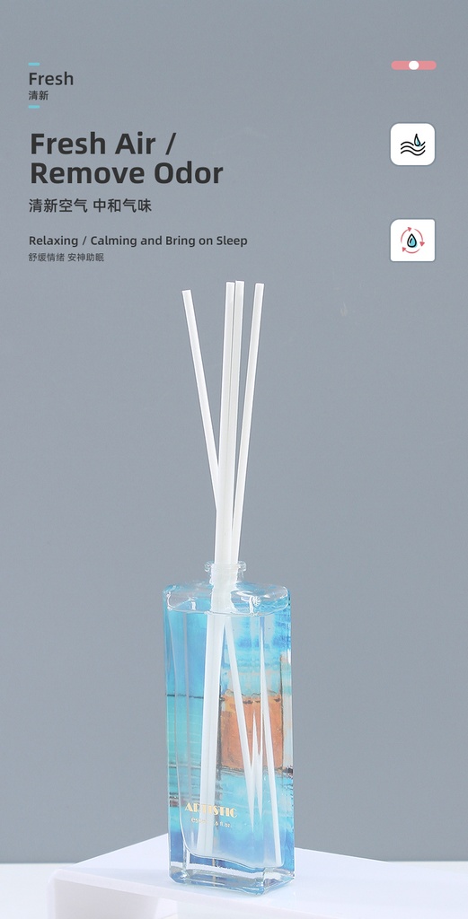 50ml/1.6fl.oz. Abstract Artistic Reed Diffuser - Napoleon's Water