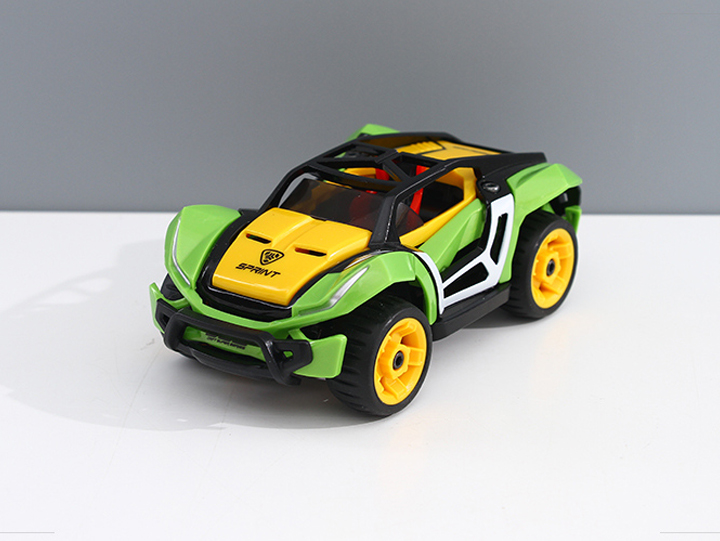 DIY Assemble Alloy Pull Back Vehicle Toy (KLX600-11)
